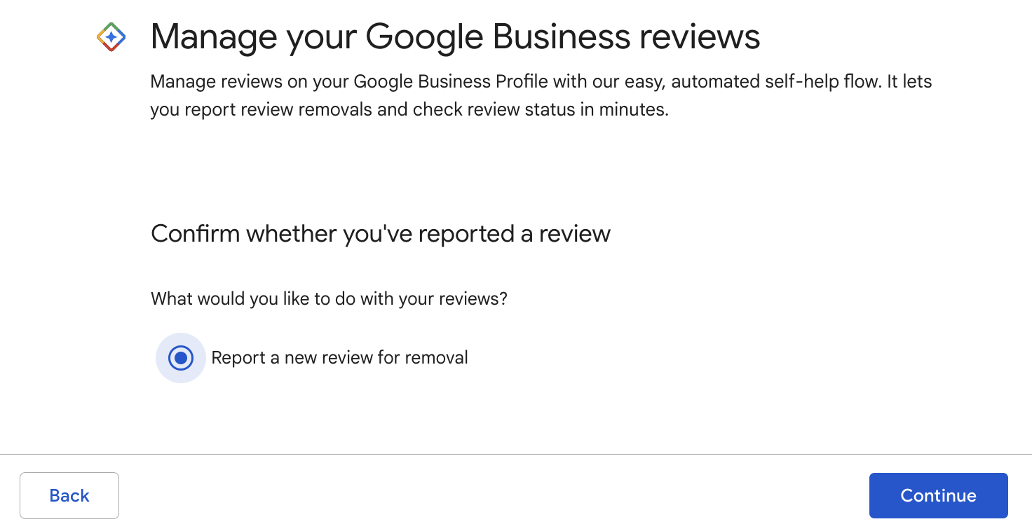 Google Reviews Management Business select reviews